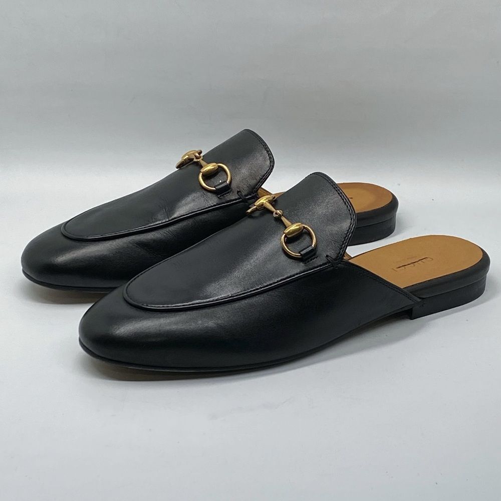 Gucci Princetown Leather Mules size 37.5